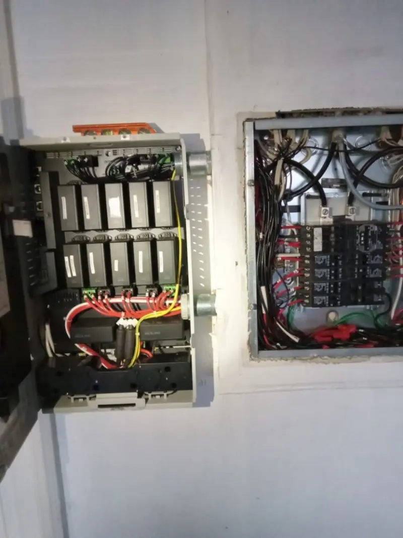 Electrical panel upgrade completed for Security Camera Wiring in Bexley